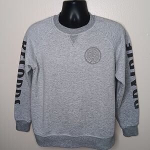 KOTN Records Prarie Adult Small Sweatshirt Pullover Crewneck Gray Relax Fit
